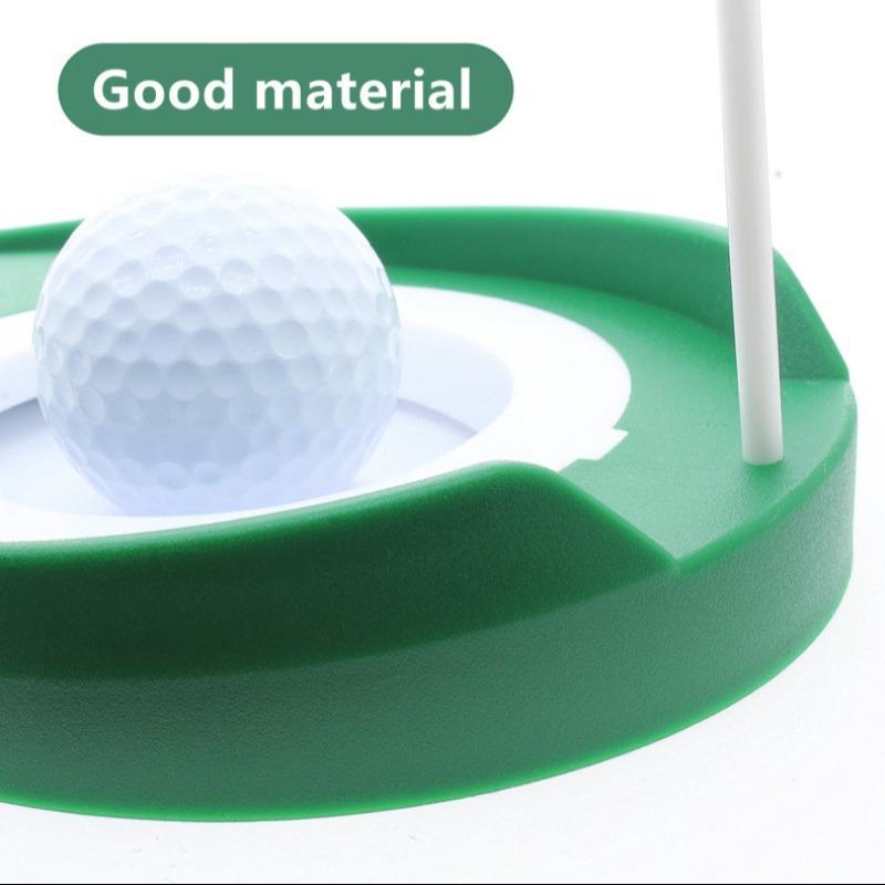 Indoor Outdoor Plastic Golf Training Aid With Hole And Flag, Golf Putting Training Aid, Golf Training Equipment For Indoor Outdoor