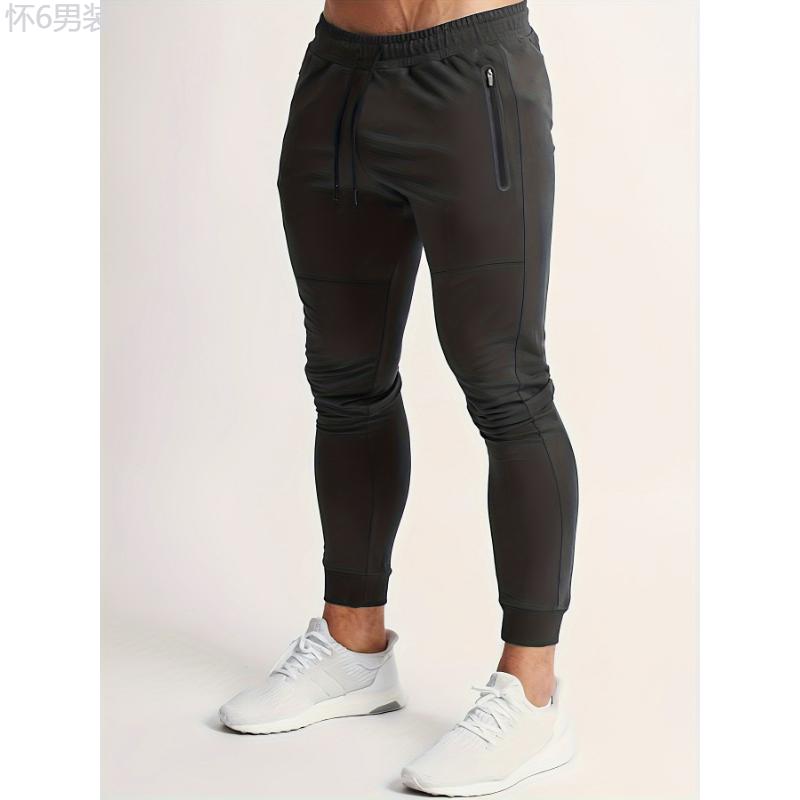 Slim Tapered Men's Gym Jogger Pants for Sport Workout Training and Running