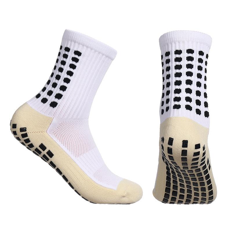 Grip Socks Soccer Socks Anti Slip Crew Socks For Football Basketball