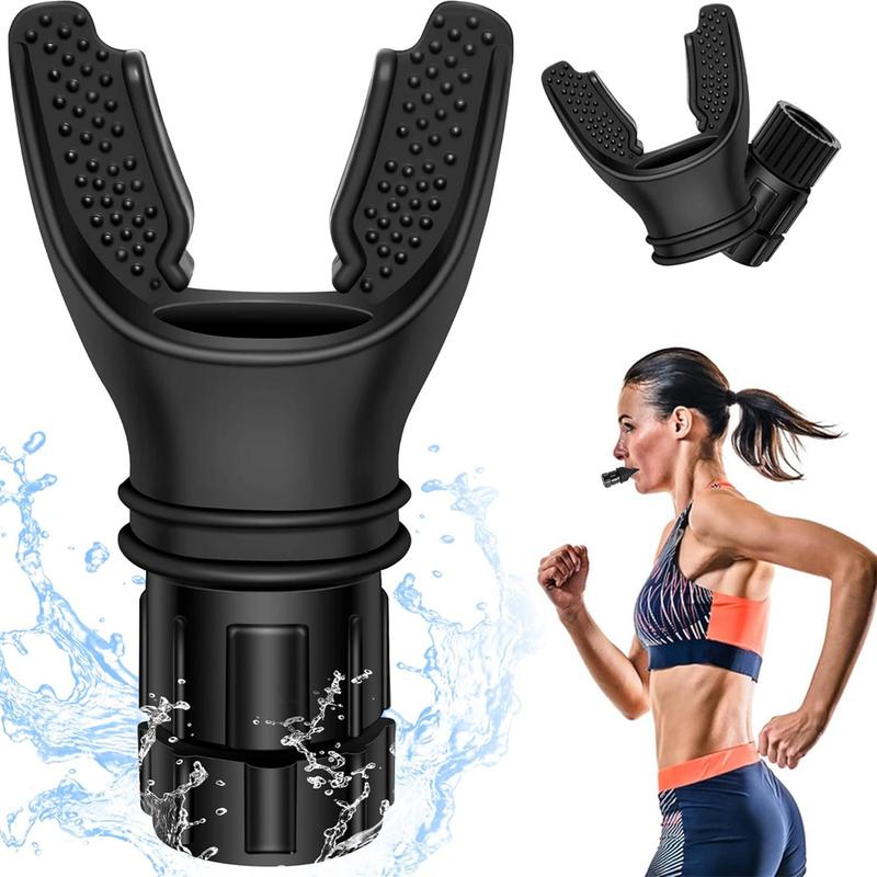 Breathing trainer,Portable Lung Trainer,Breathing Resistance Trainer for Oral and Muscular Exercise, Daily Fitness Training, Easy-to-Clean Design