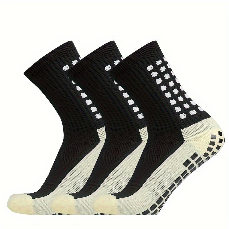 Grip Socks Soccer Socks Anti Slip Crew Socks For Football Basketball