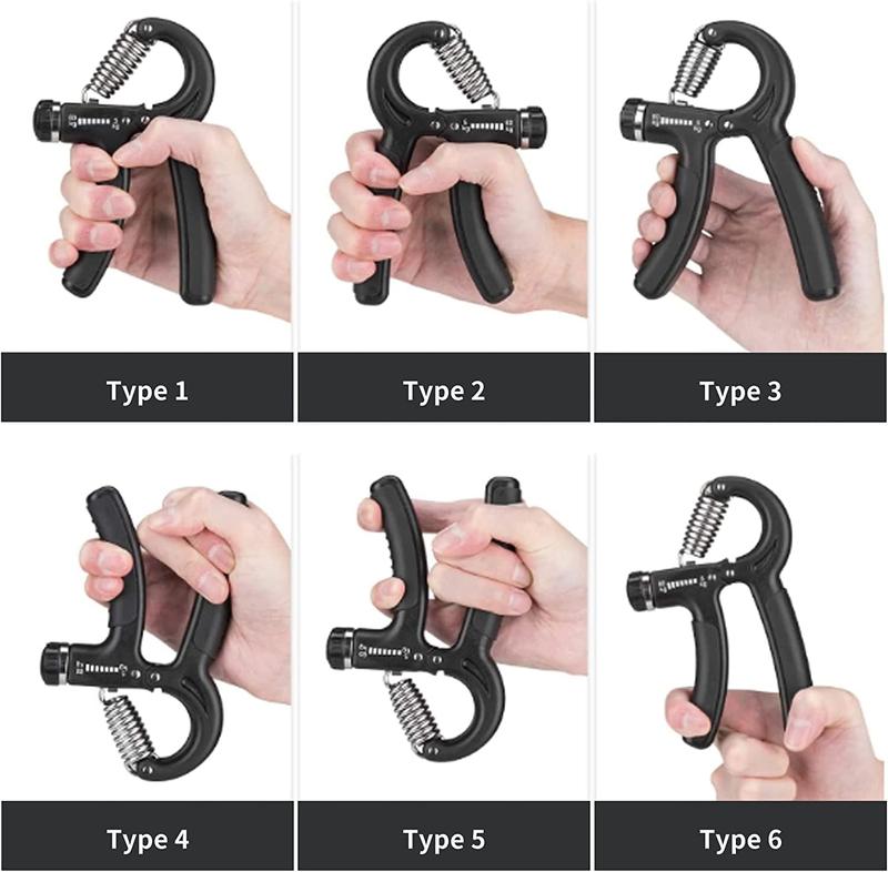 kyuasnfe Hand Grip Strengthener  Adjustable Resistance 22-132 lbs Forearm Exerciser，Grip Strength Trainer for Muscle Building and Injury Recovery for Athletes