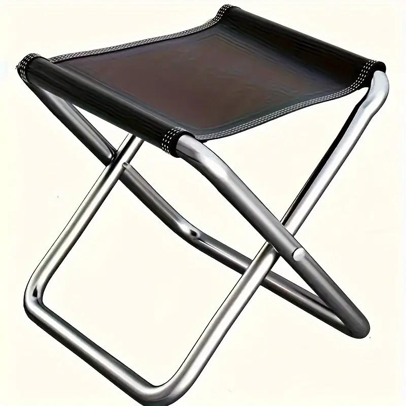 Ultra-compact folding stool - lightweight and durable, perfect for travel, camping, fishing and outdoor adventures - quick folding design for easy portability