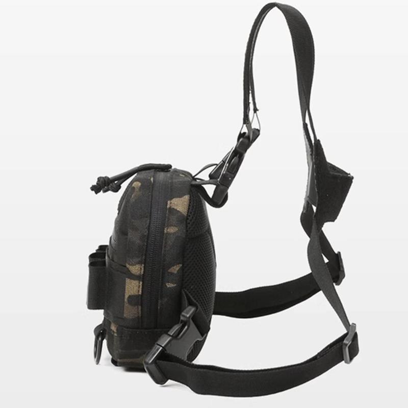 Men's Tactical Sports Backpack, Multifunctional Adjustable Strap Chest Bag, Outdoor Sports Bag for Cycling Hiking Climbing