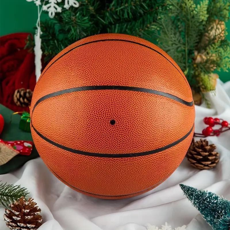 Basketball with Pump, Size 5 Basketball, Basketball for Son, Basketball Gift for Kids, Sports Ball for Indoor Outdoor Use