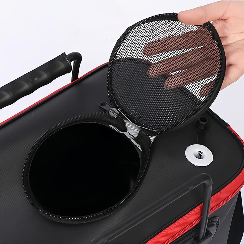 Foldable Fishing Bucket, 1 Count Thickened Fishing Box with Shoulder Strap, Portable Fishing Tool for Outdoor, Fishing Accessories for Outdoor, Christmas Gift