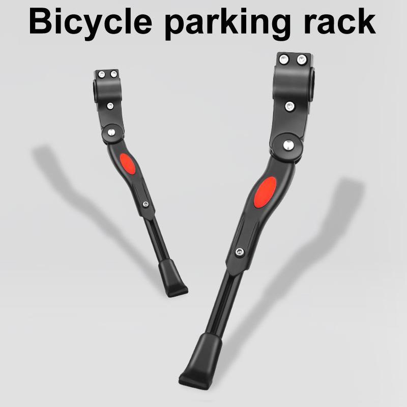 Adjustable Bicycle Kickstand, Aluminum Rear Side Bicycle Stand, Bike Side Support Kick Stand for Mountain Bike, Road Bike