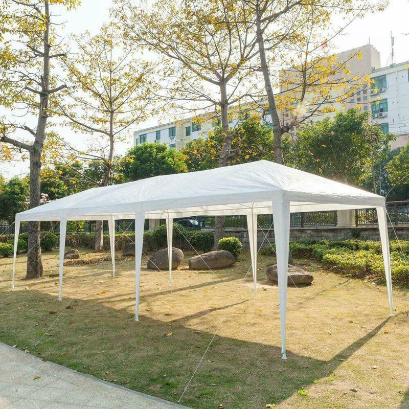 Wedding Party Canopy Tent Outdoor Gazebo with 5 Removable Sidewalls,10x30''