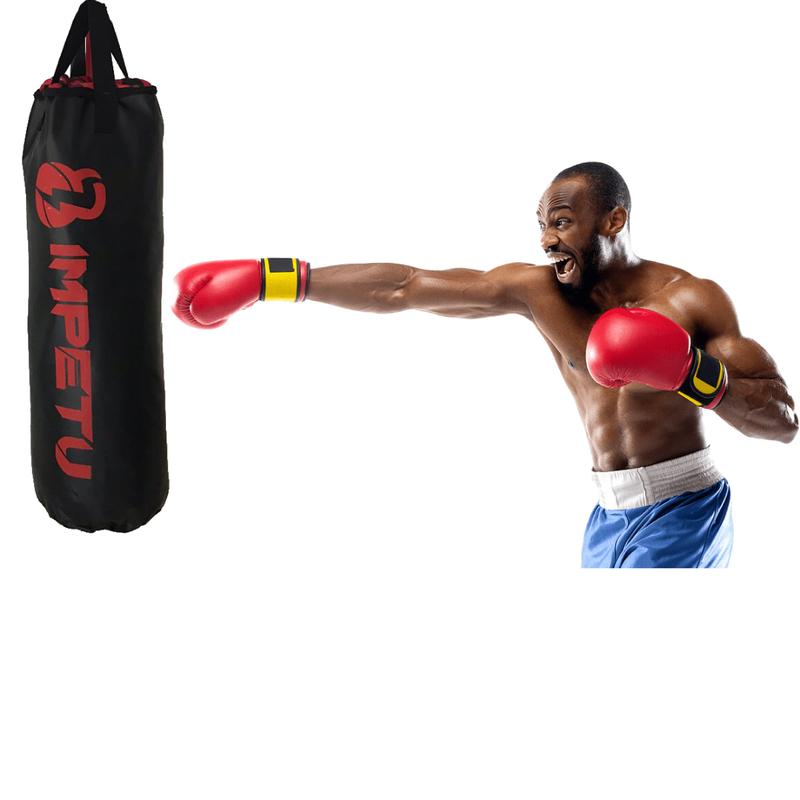 Impetu Deluxe Punching Bag: Durable Industrial Canvas Coated with PVC for Exceptional Performance and Waterproof Design for Indoor and Outdoor Workouts