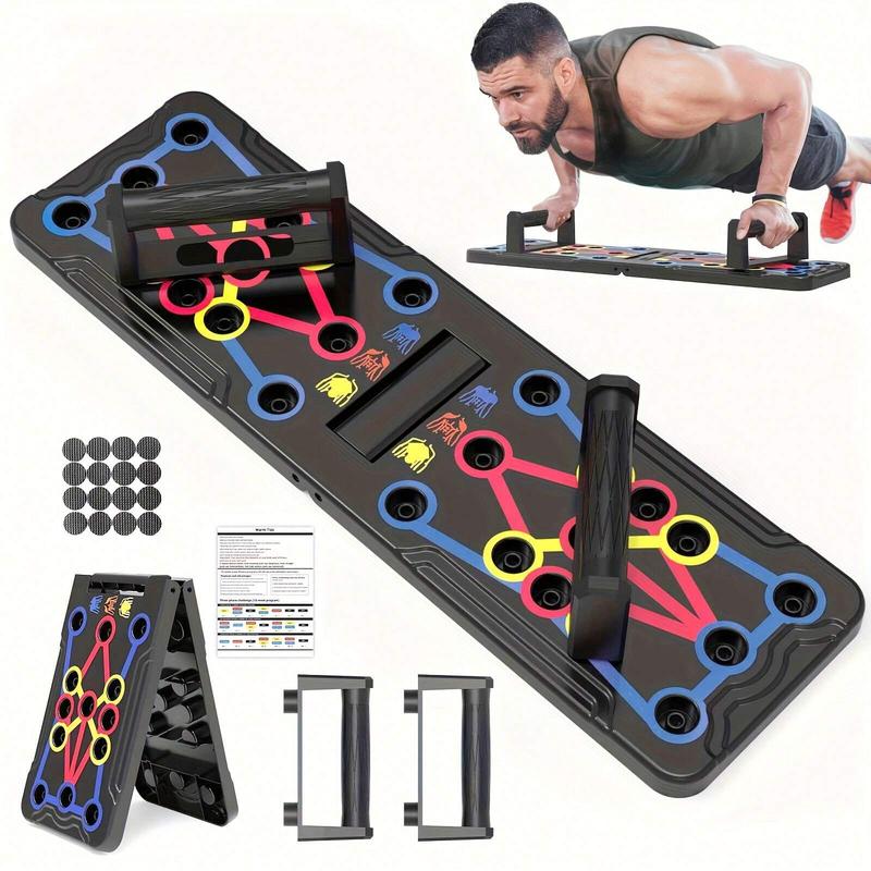 Multifunctional Push Up Board Fitness Equipment Foldable Push Up Bar for Women and Men Muscle Strength Trainer Home Workout Equipment