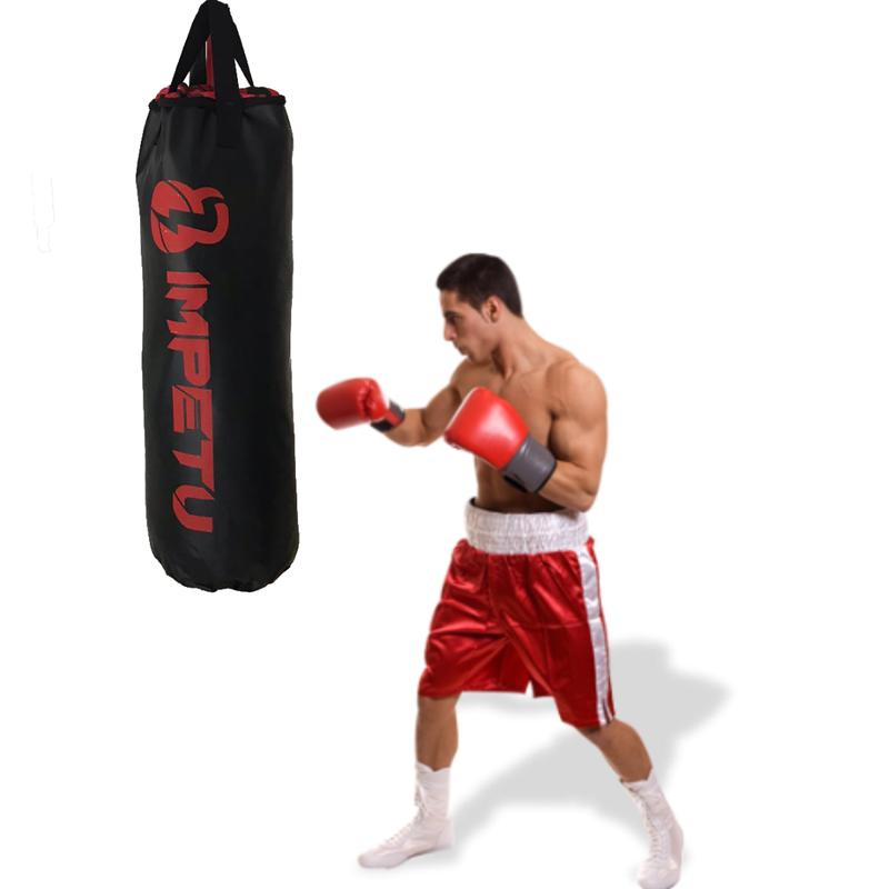 Impetu Deluxe Punching Bag: Durable Industrial Canvas Coated with PVC for Exceptional Performance and Waterproof Design for Indoor and Outdoor Workouts