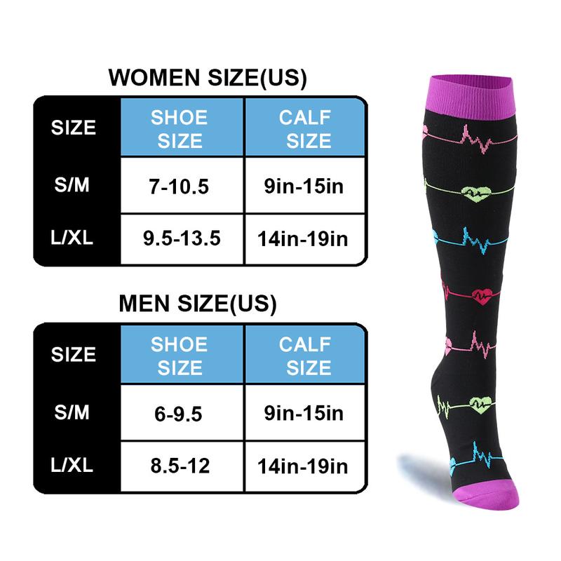 4 PC Sports Socks Mixed Pattern Breathable Knee High Socks for Women&Men, Sports Socks for Athletic, Soccer, Daily, Running, For Fall Deals, For Halloween