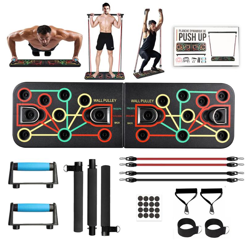 Multifunctional Push Up Board Fitness Equipment Foldable Push Up Bar for Women and Men Muscle Strength Trainer Home Workout Equipment