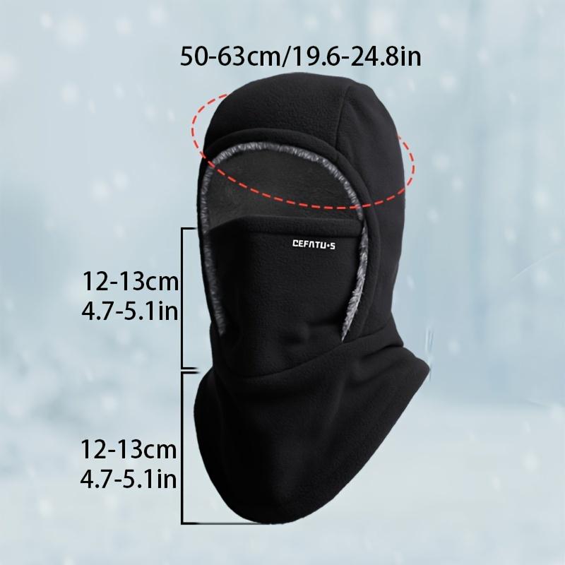 DEFATU·S Winter Headgear Set of 2, Men'S and Women'S Thermal Balaclava, Windproof Ski Hood with Ear Protection for Outdoor Sports, Cycling, Fishing, Hiking, Travel - Knitted Polyester Fabric, Machine Washable