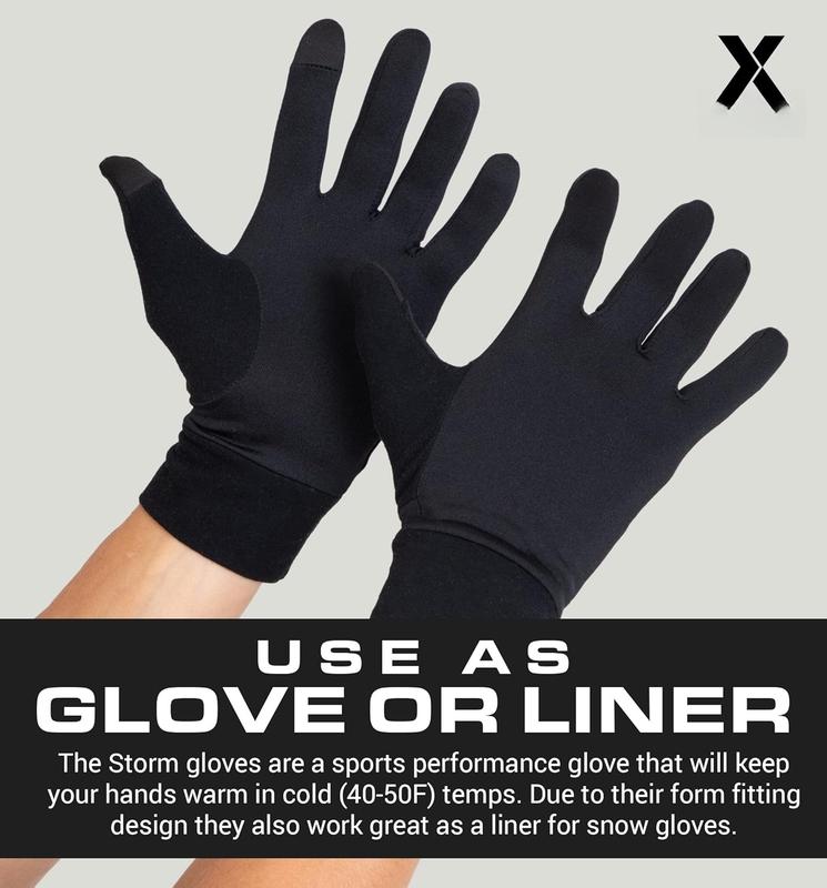 Running Glove Liners - Thermal Winter Gloves for Men & Women - Ski Glove Liners - Men's Winter Gloves for Cold Weather