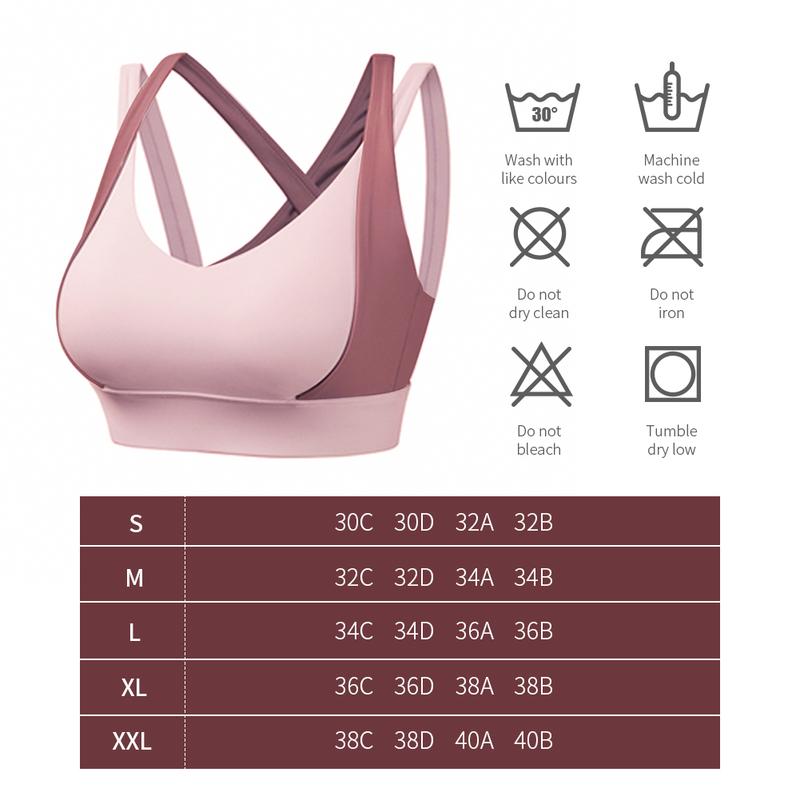 IFAST Women's Criss Cross Strappy Sports Bra Medium Support Quick-Drying Breathable high stretch seamless Wireless bra Plus Size outdoor cycling outdoor cycling