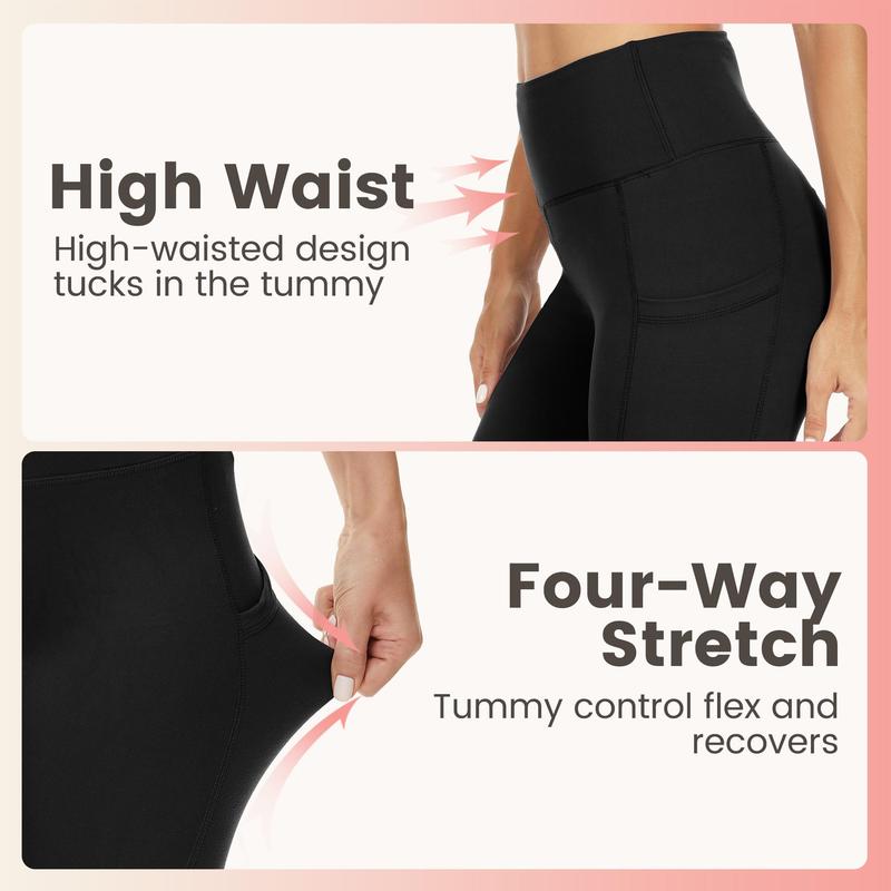 Viconow 3 Pack High Waisted Yoga Pants Winter Warm Workout Leggings