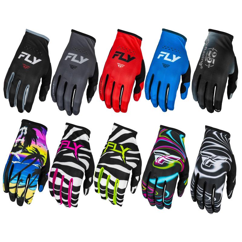 Fly Racing Men's Lite Adult Motocross & Mountain Bike Gloves - Protective Gloves for Dirt Bike, MTB, BMX, Motorcycle Riding