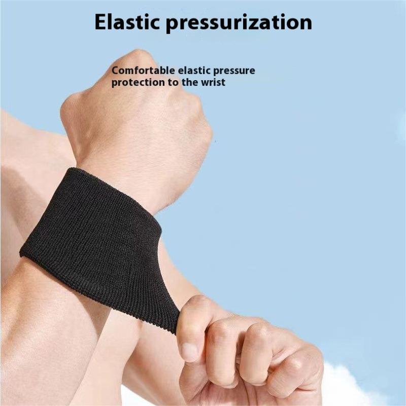 Sports Wristband, 2 Counts set Sports Wrist Protector, High Elastic Running Sweat Wiping Basketball Fitness Riding Outdoor Wrist Protector