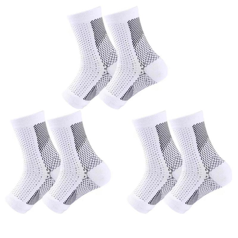 Compression Socks, 3 Pairs Open Toe Compression Ankle Sleeves, Ankle Protective Compression Football Socks, Outdoor Fitness Socks, Sports Protective Open Toe Compression Sleeves, Running Essentials, Christmas Gift