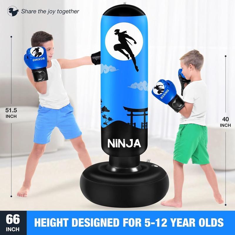 Punching Bag for Kids, Kids Boxing Set with Boxing Gloves 66