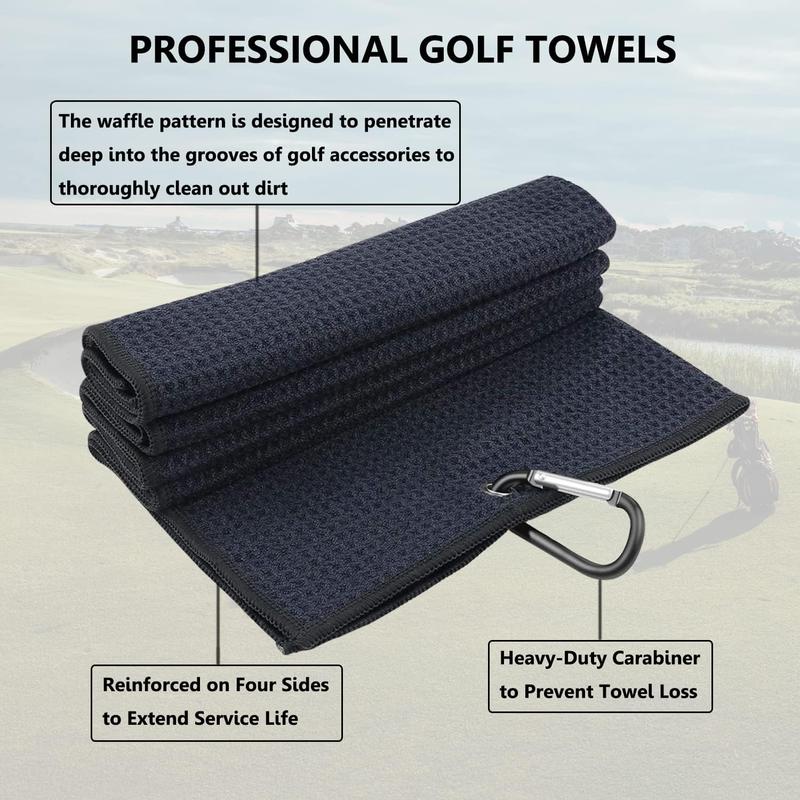 3 Pack Large Golf Towels, 16