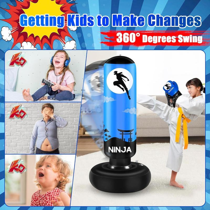 Punching Bag for Kids, Kids Boxing Set with Boxing Gloves 66