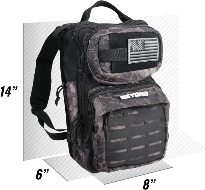 Fishing Tackle Backpack- The Voyager Tactical Fishing Storage Bag - Lightweight & Compact Bag For Fishing