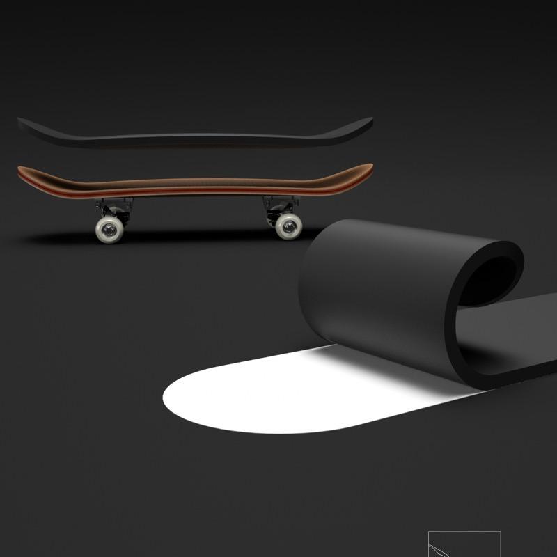 Fingertip skateboard, exquisite packaging, personal and team entertainment, cool tool finger skateboard