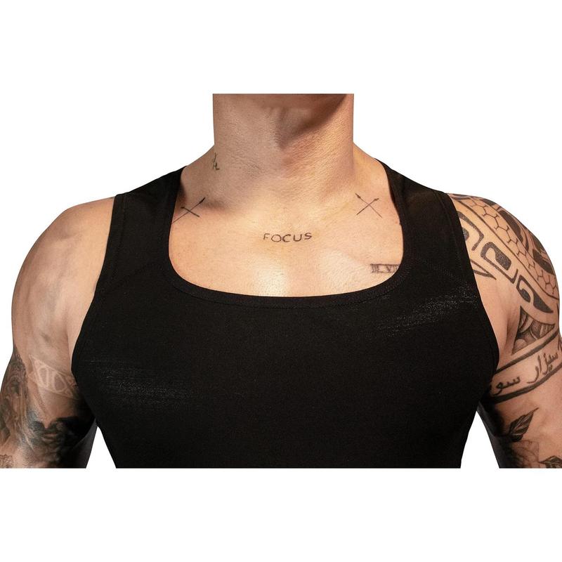 Men's Sauna Vest Workout  Tank Top  Trainer for Men Compression  Enhancing Vest