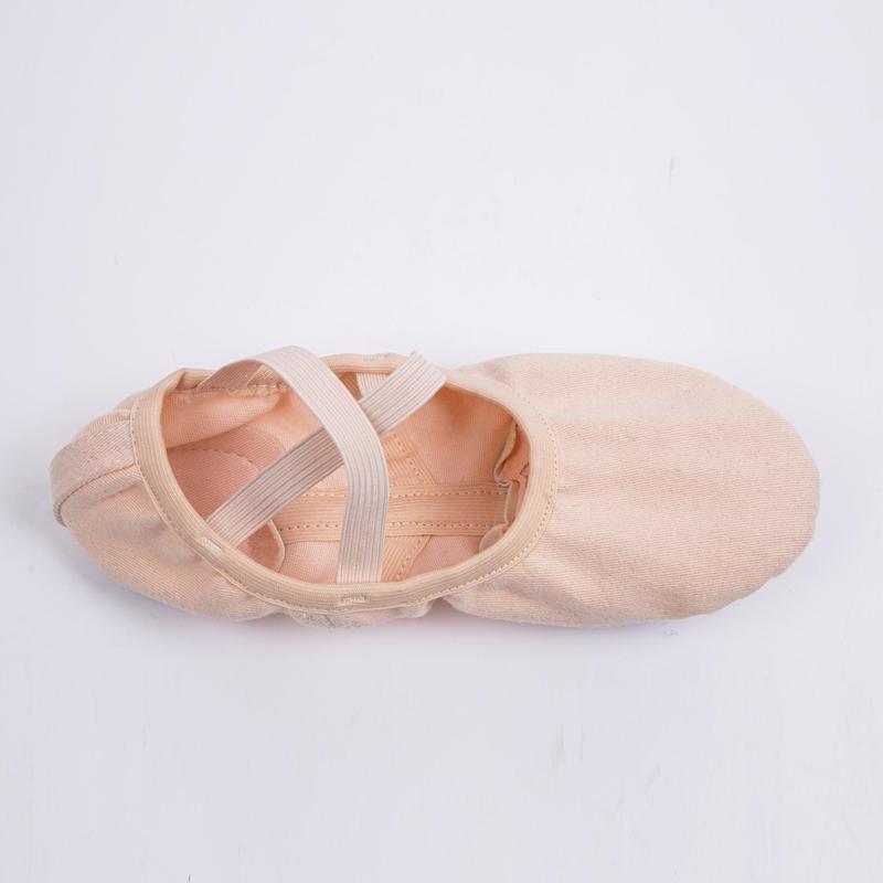 Women's Ballet Dance Shoes, 1 Pair Highly Stretch Canvas Ballet Slippers for Adults, Split Sole Yoga Dance Shoe for Gifts