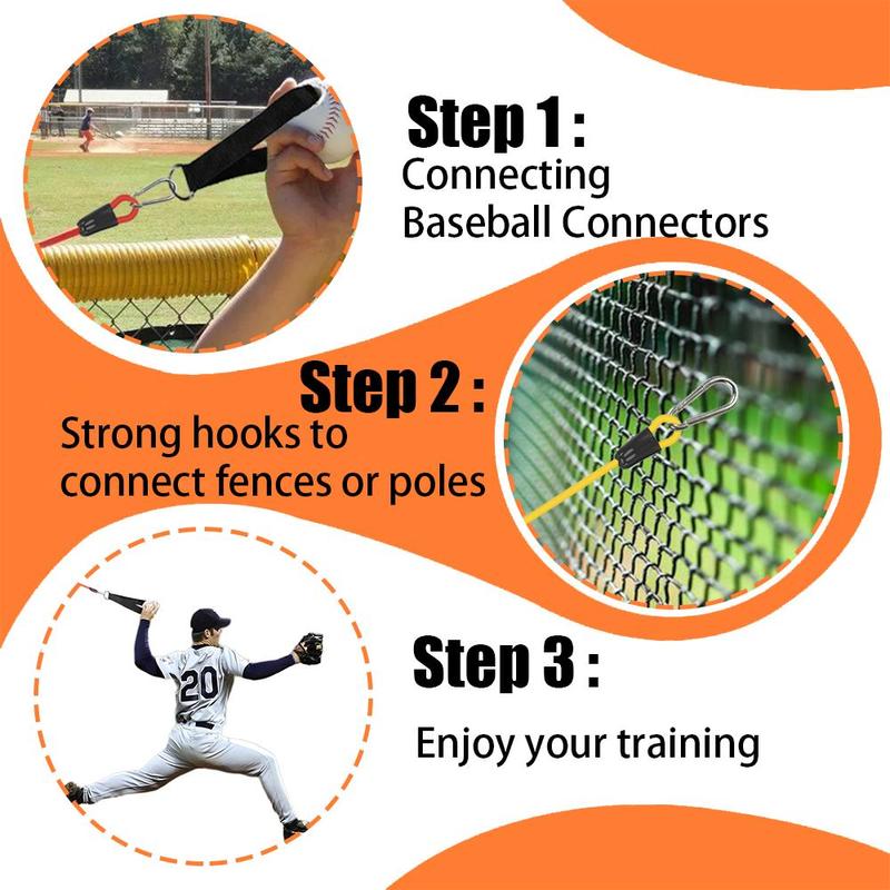 Baseball Resistance Trainer, 1 Set Baseball Throwing Trainer for Arm Strength Training, Training Aid Equipment for Baseball Softball Pitchers