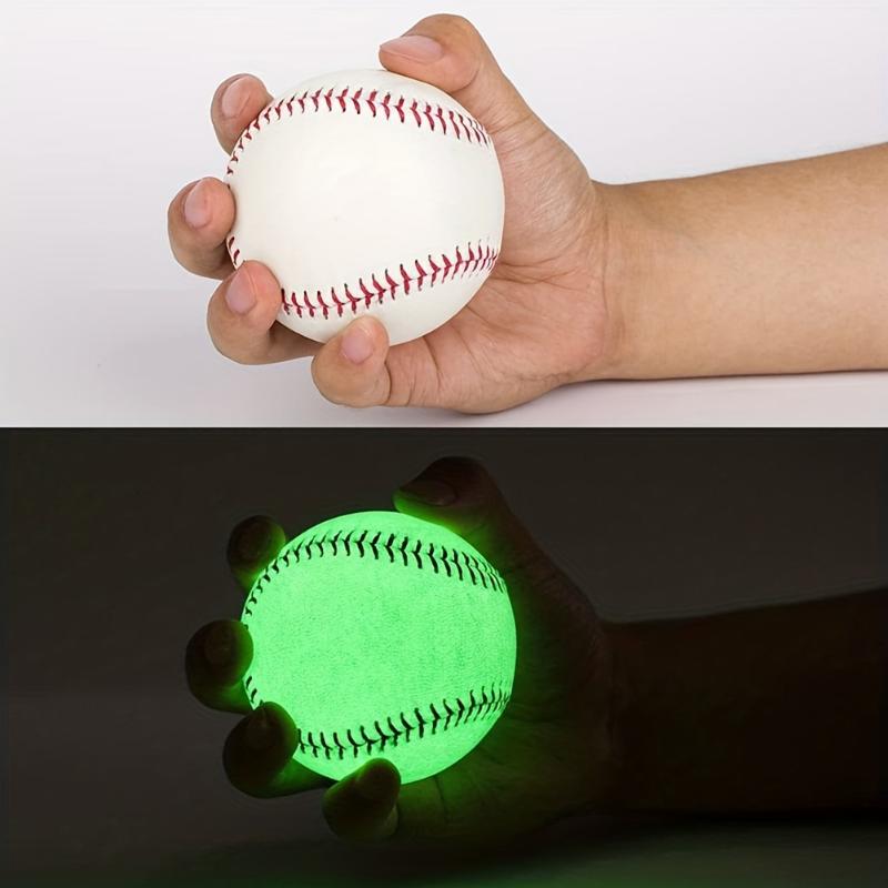 Glow-in-the-Dark Baseball - High-Visibility, Durable PVC, Waterproof, Ideal For Night Sports, Outdoor Play & Parties - Adult, Soft & Lightweight For Easy Handling, Unique Gift