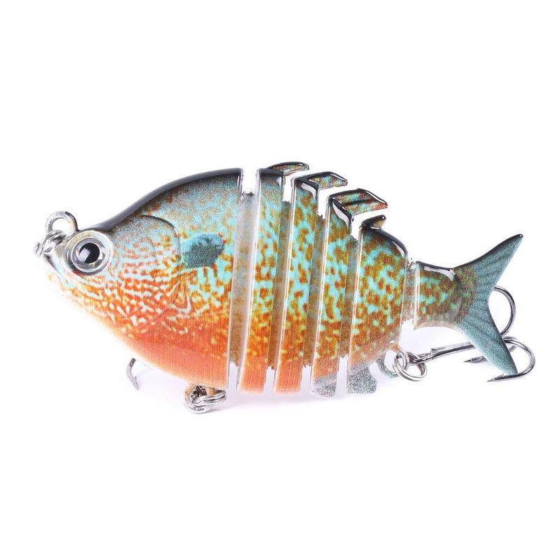 Artificial Fishing Lure, Multi Jointed Swimbait with Hook, Lifelike Fishing Lure, Fishing Tackle, Outdoor Fishing Accessories, Swimbait Lifelike Hard Bait, Outdoor Fishing Equipment for Men