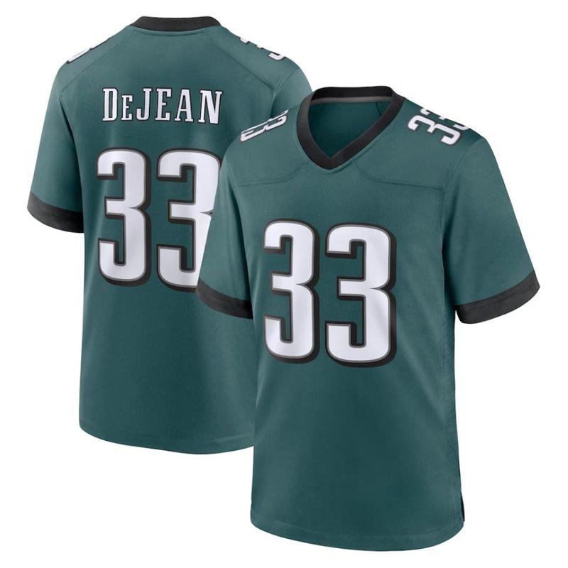 Custom Eagles Jersey, Kelce #62 Jersey, DeJean #33 Jersey, Brown #11 Jersey, Barkley #26 Jersey, Hurts #1 Jersey, Smith #6 Jersey