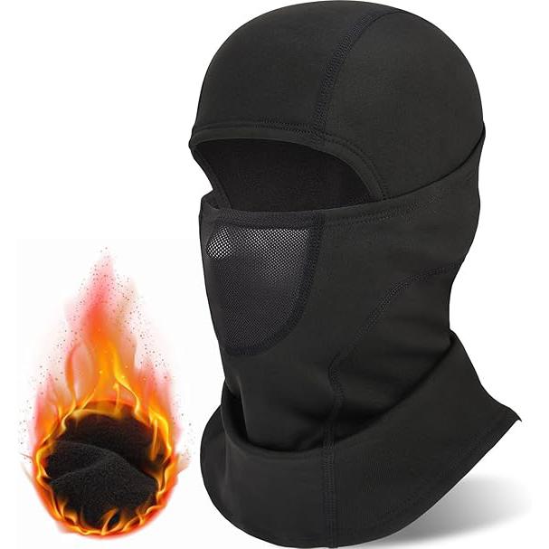 Windproof, warm winter mask for men and women-perfect for skiing and motorcycle rides in cold weather. Full coverage for maximum warmth and comfort