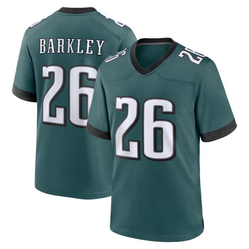 Custom Eagles Jersey, Kelce #62 Jersey, DeJean #33 Jersey, Brown #11 Jersey, Barkley #26 Jersey, Hurts #1 Jersey, Smith #6 Jersey