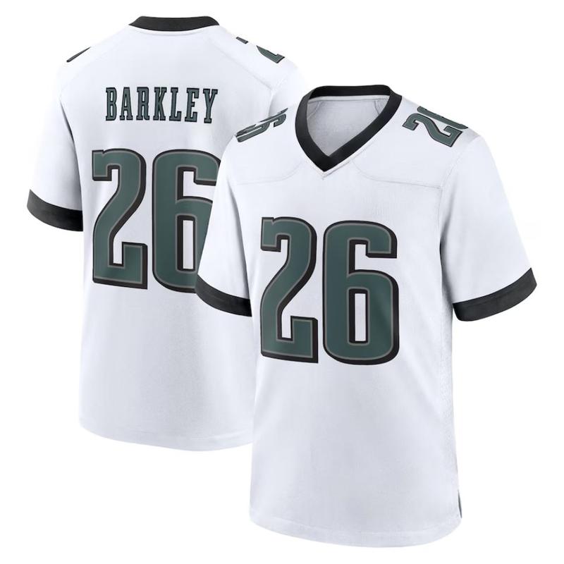 Custom Eagles Jersey, Kelce #62 Jersey, DeJean #33 Jersey, Brown #11 Jersey, Barkley #26 Jersey, Hurts #1 Jersey, Smith #6 Jersey