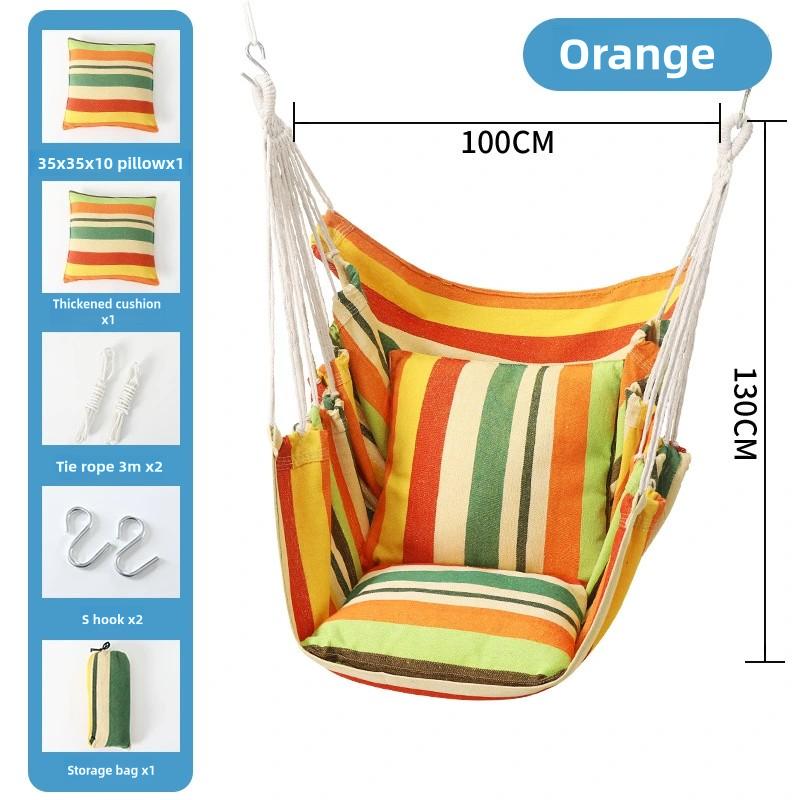 Striped Print Hammock Chair,Outdoor Portable Comfortable Breathable Hammock Chair with Storage Bag for Camping outdoor hammock capacity steel