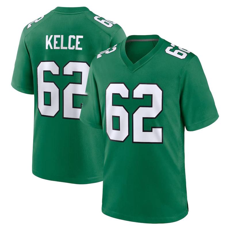 Custom Eagles Jersey, Kelce #62 Jersey, DeJean #33 Jersey, Brown #11 Jersey, Barkley #26 Jersey, Hurts #1 Jersey, Smith #6 Jersey