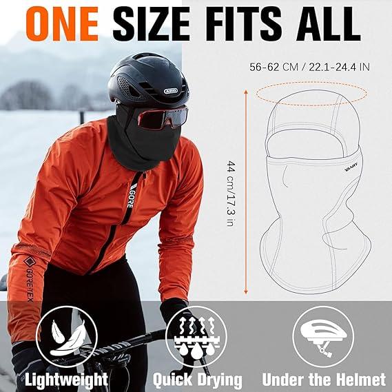 Windproof, warm winter mask for men and women-perfect for skiing and motorcycle rides in cold weather. Full coverage for maximum warmth and comfort