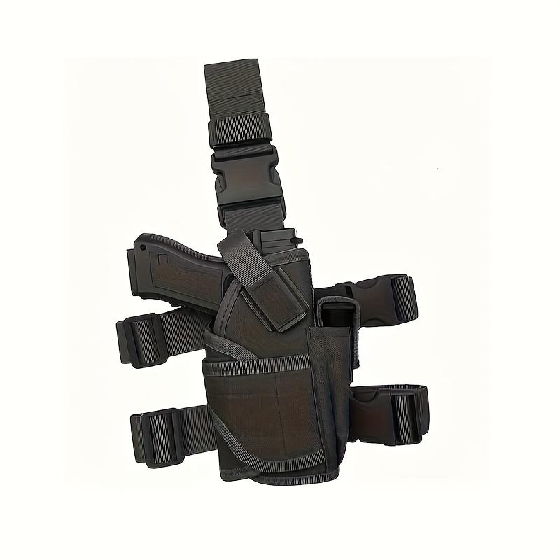 Tactical Pistol Thigh Holster, Suspension Leg Holster, Adjustable to Right Hand