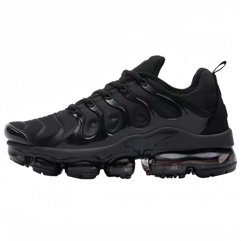 Air VaporMax plus Full Length Air Sole Shock Absorption Rebound Increased Wear-Resistant Lovers Shoes Running Shoes Non-Slip Breathable Fabric Sneaker