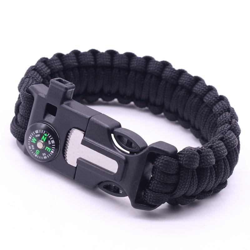 Paracord Bracelet Survival Bracelet Multifunctional Five-in-One Multifunctional Outdoor Umbrella Rope Camping Adventure Seven-Core Lifeline