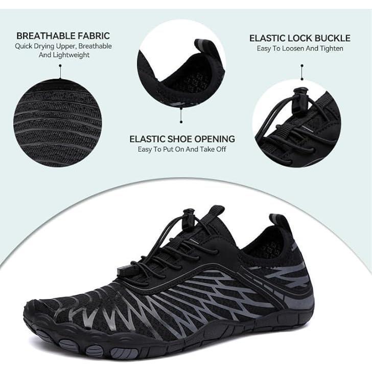 Hike Footwear Barefoot for Women Men Breathable & Non-Slip Athletic Barefoot Shoes Wide Toe Water Shoes