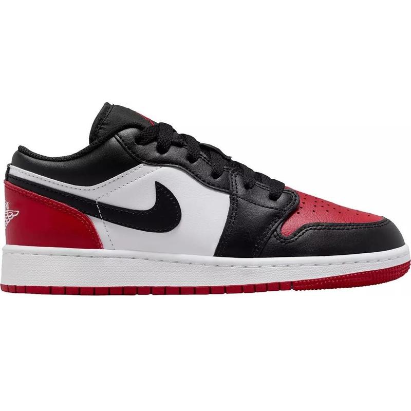 Air Jordan 1 Low White Black-Varsity Red-White (553560 161)