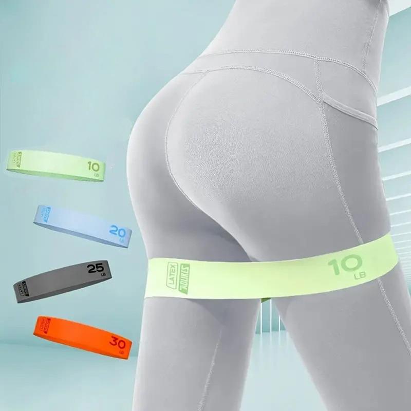 Yoga Latex Tension Band Hip Lift Leg Tension Ring Fitness Plastic Leg Movement Core Strength