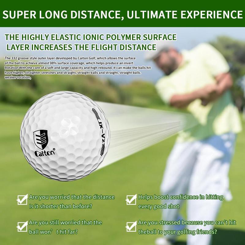 Double Core Golf Ball, Ultra-long Distance Golf Ball, Aerodynamic Design Golf Ball, Golf Training Ball, Golf Accessories