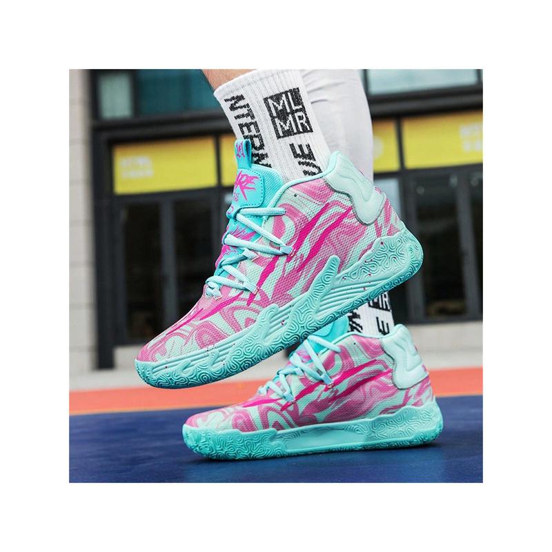 Men Basketball Shoes High Top Non Slip Womens Basketball Sneakers Comfortable Fashion Athletic Training Sport Shoes