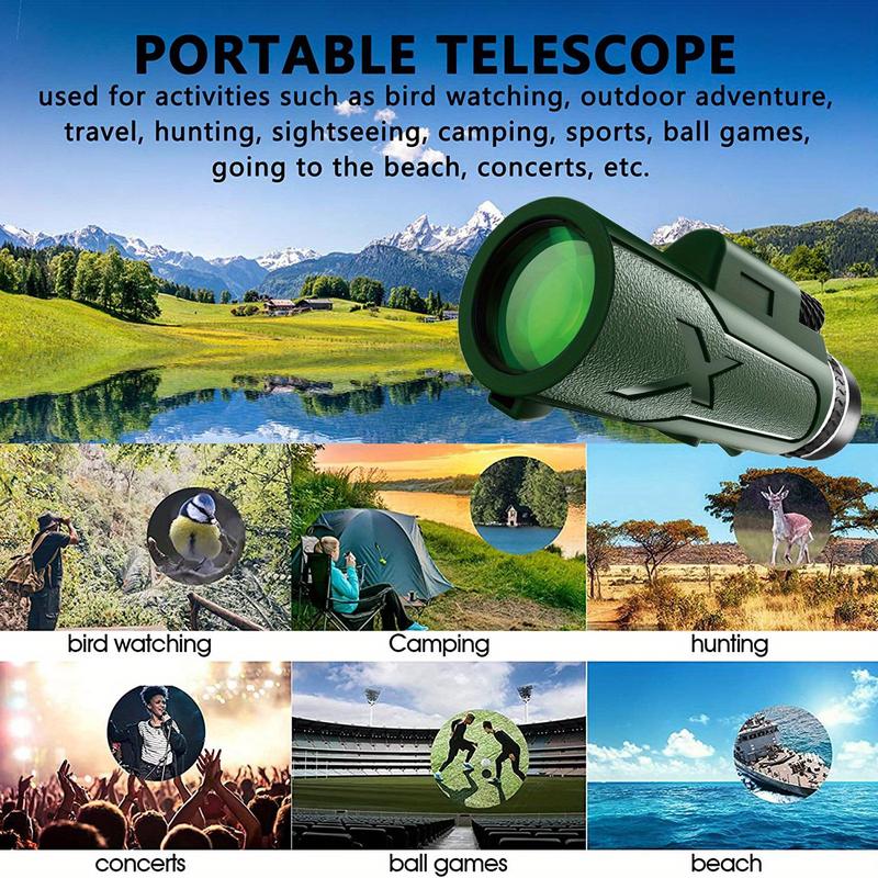 80x100 Monoculars, 1 Count Large Objective Lens Monoculars, Field Of View Up To 1000 Yards, Teaching Resources, Science Lesson Supplies